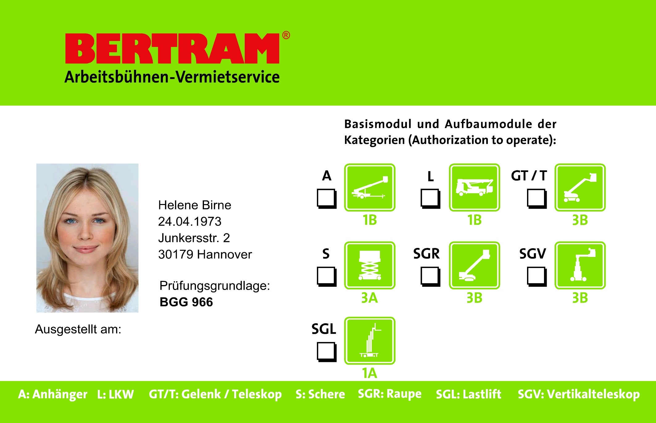 Schulung Zertifikat 1